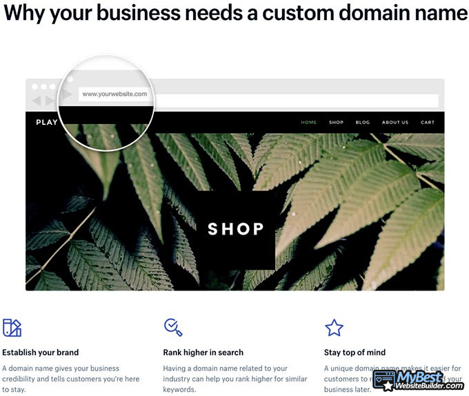 Cómo crear una tienda online: Funciones de creación de tienda de Shopify.